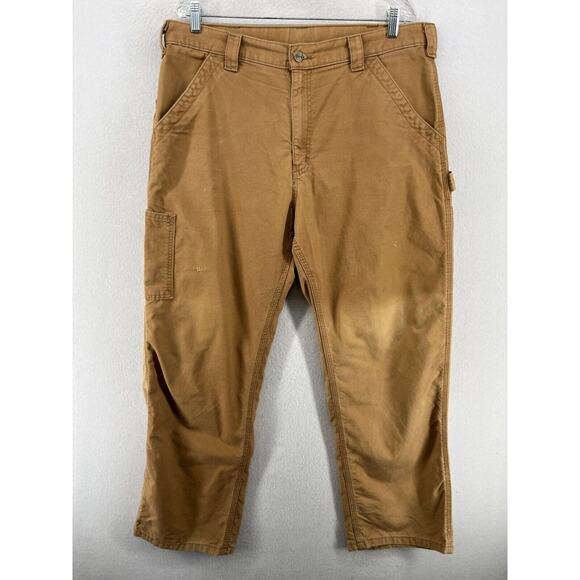 Carhartt Other - CARHARTT Pants Mens 36X30 Utility Work Loose Fit Cargo Canvas Cotton Brown